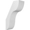 Ekena Millwork 3-in. W x 6-in. D x 10-in. H Carmel Architectural Grade PVC Knee Brace BRCP03X06X10CAR - alternate 1
